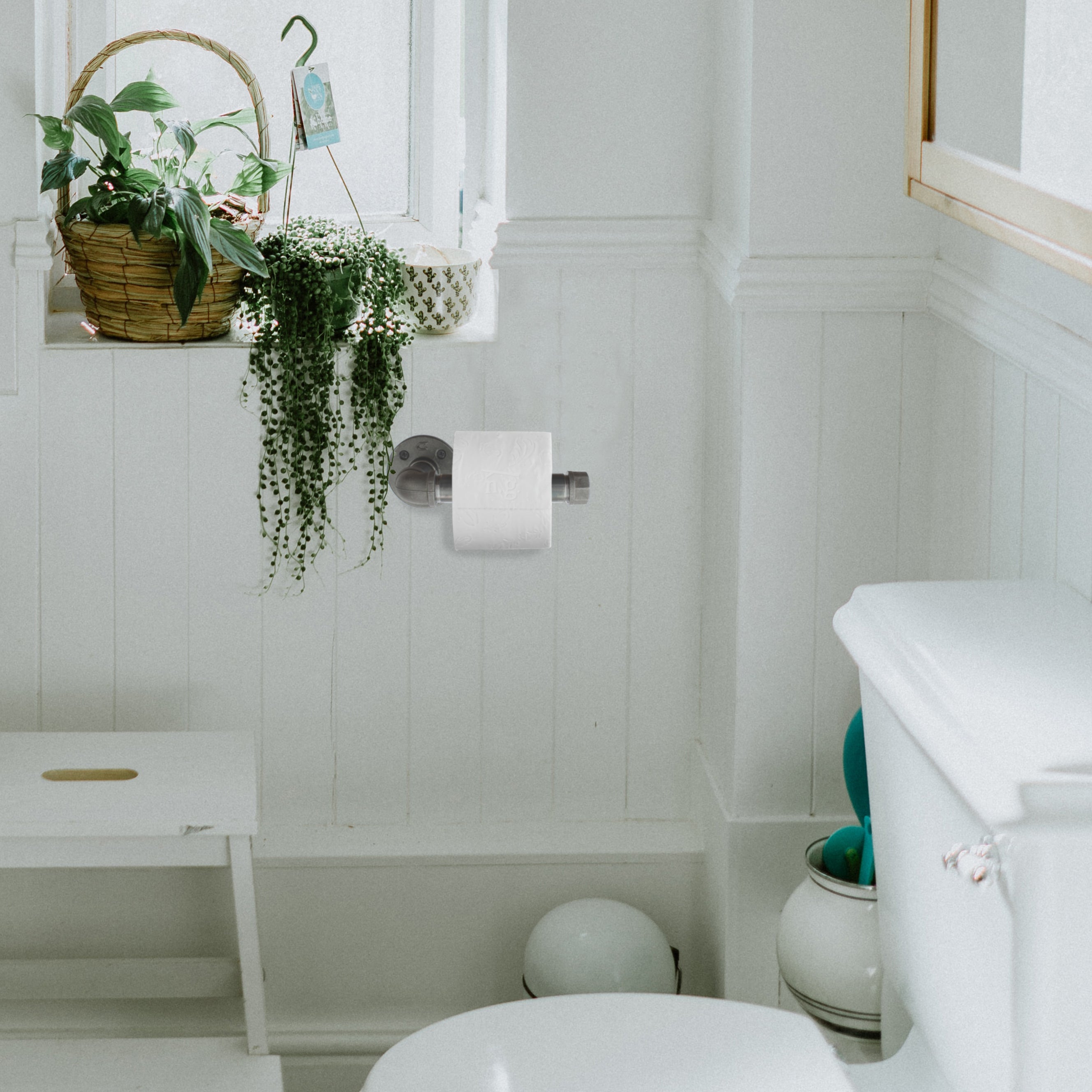 Toilet roll holder Pipe