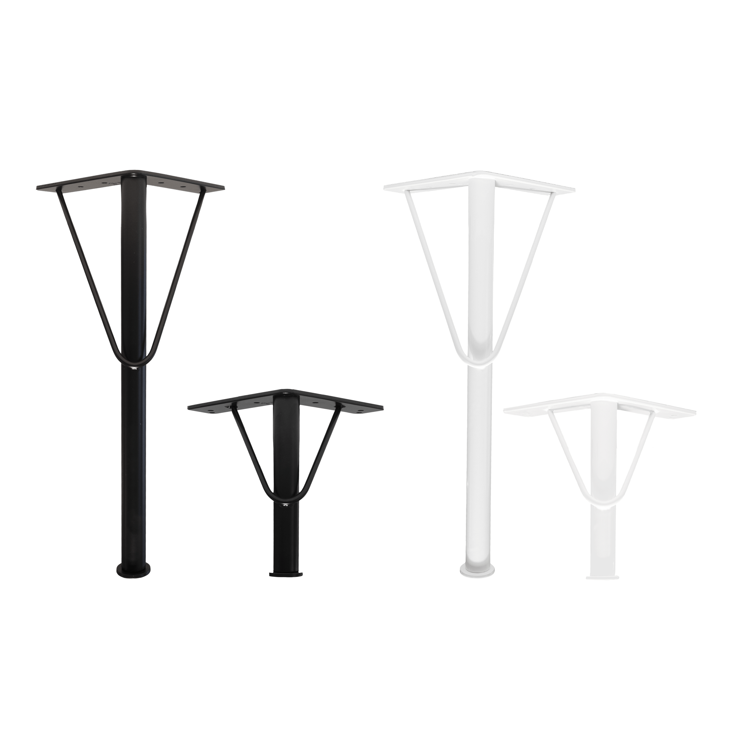 Set of 4 furniture feet V-PIPE